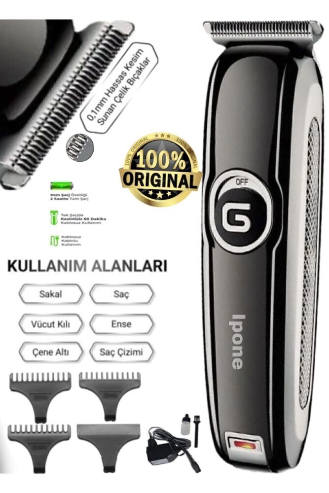 Ipone 1011 Lazer Öncesi Sakal Vücut Ense Çizim Kişisel Bakım Aletleri Sıfıra Yakın Tıraş Makine - Görsel 2