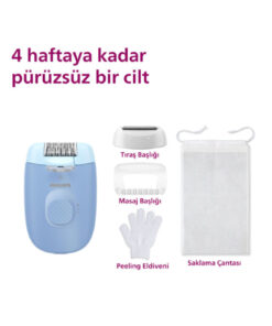 Philips 4000 Serisi BRE247/05 Epilasyon Aleti, Kablolu, Yıkanabilir, Tıraş Başlığı