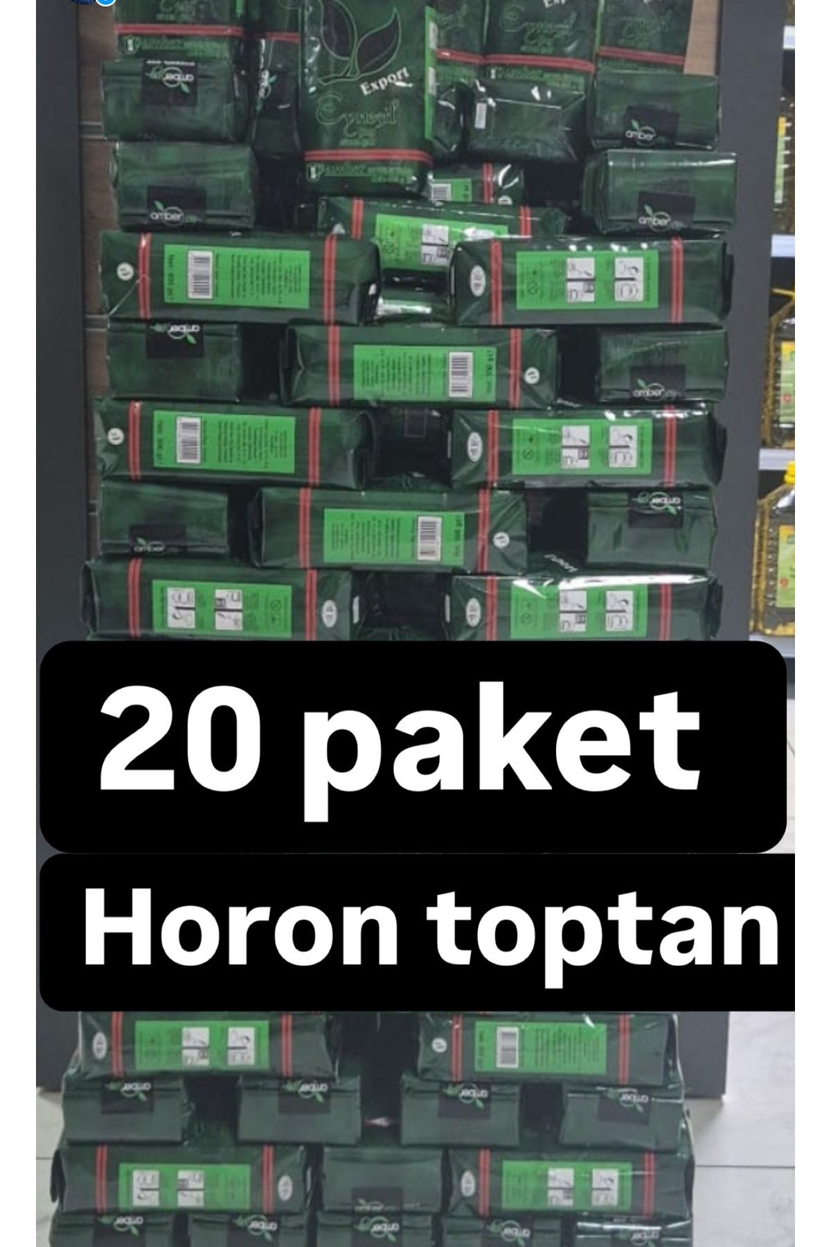 Amber Export Siyah Çay 20 Paket 1o Kg HORON TOPTAN