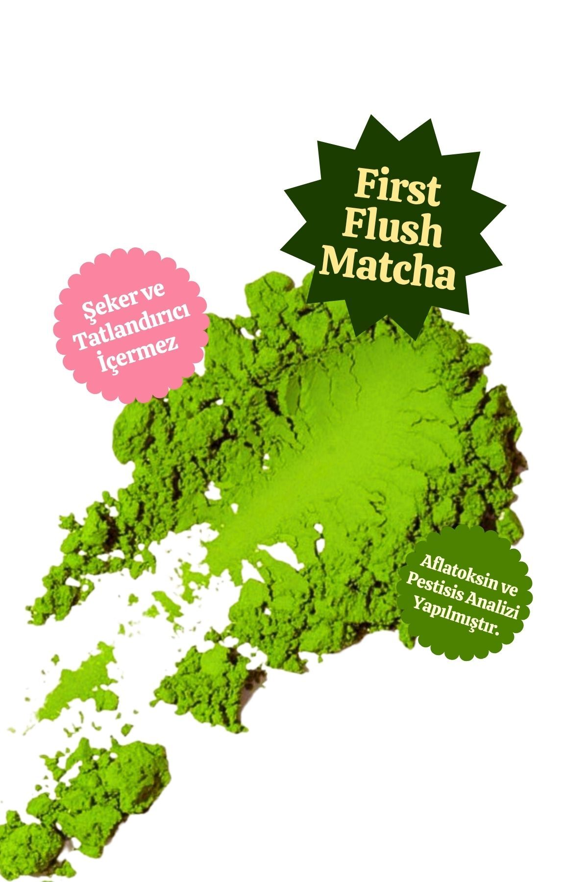 Mim and More Pure Matcha Powder - Saf Matcha Tozu Doypack, 25 gr - Görsel 3