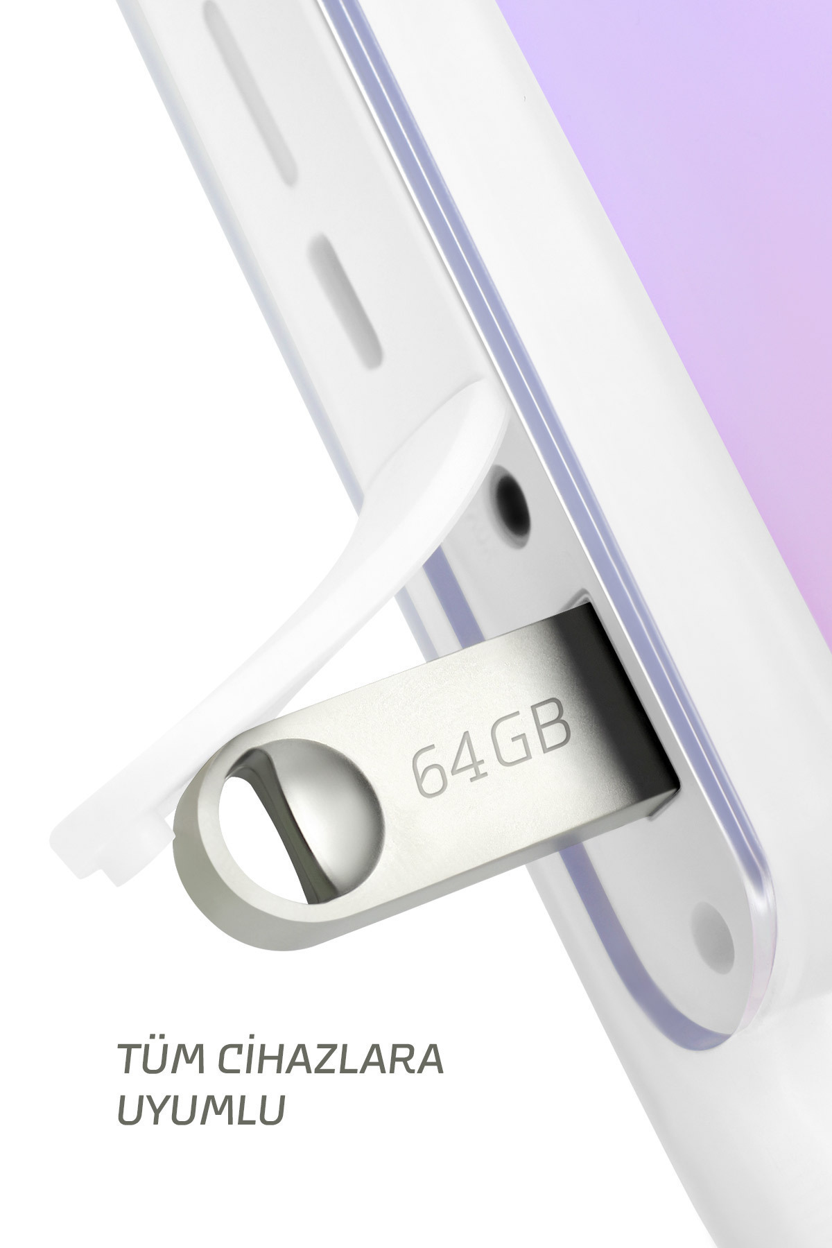 Maxron 64 GB Flash Bellek Metal Gövde Ömür Boyu Garantili Güvenli Usb Bellek Data Traveler - Görsel 3