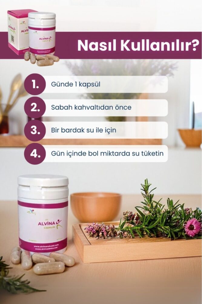 E&G ALVİNA DETOX Alvina Kapsül (iki kutu) - Görsel 2