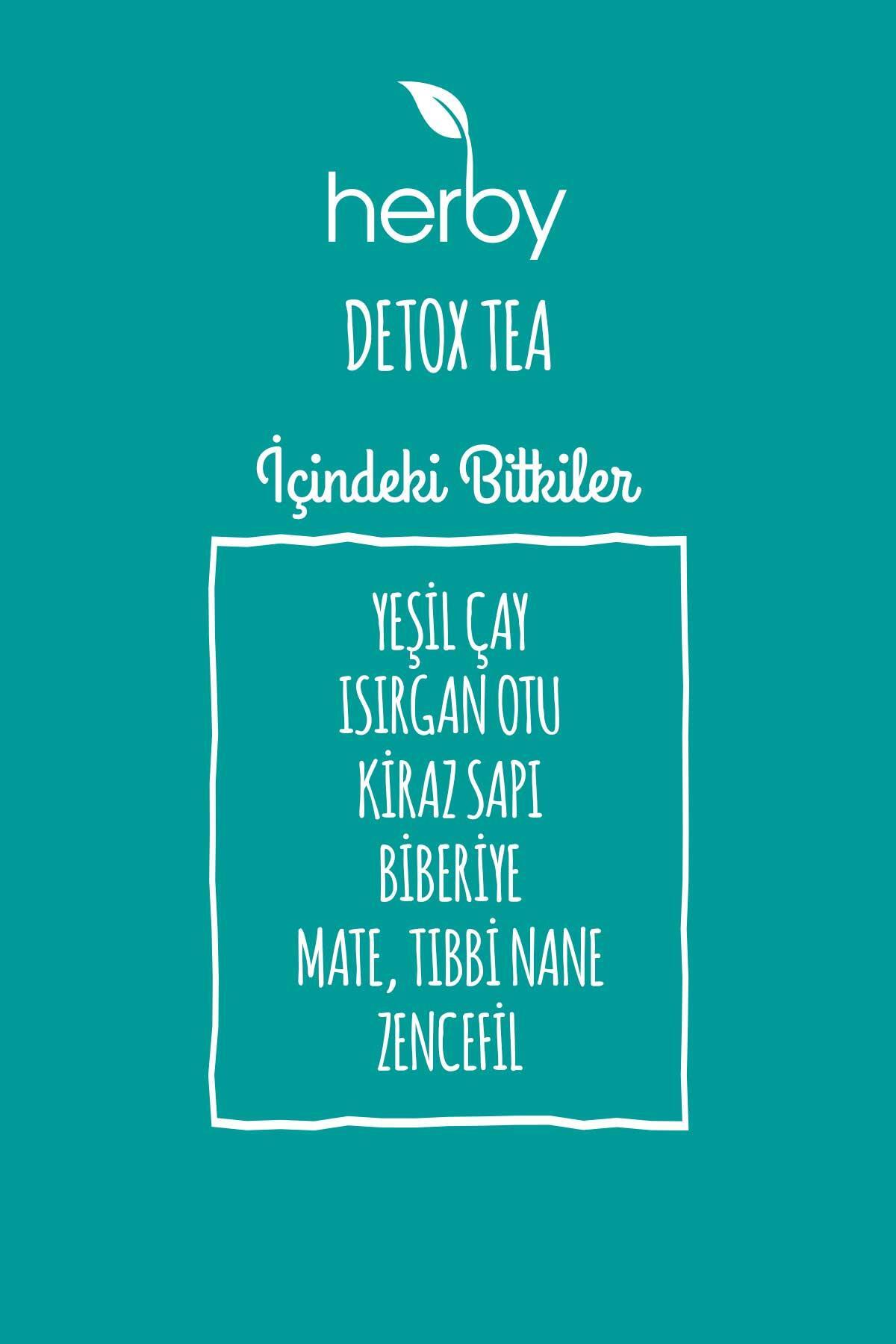 Herby Detox Tea Diyete Destek Detoks Bitki Çayı - Görsel 3