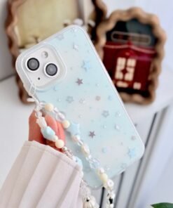 Go Aksesuar Iphone 15 - 14 VE 13 Uyumlu Charm YIldız Tasarımlı Esnek Silikon Kılıf - Görsel 3