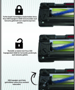 FANTOM Pratik 1200 Pratik S Uyumlu Turbo Başlık Antrasit - Görsel 3