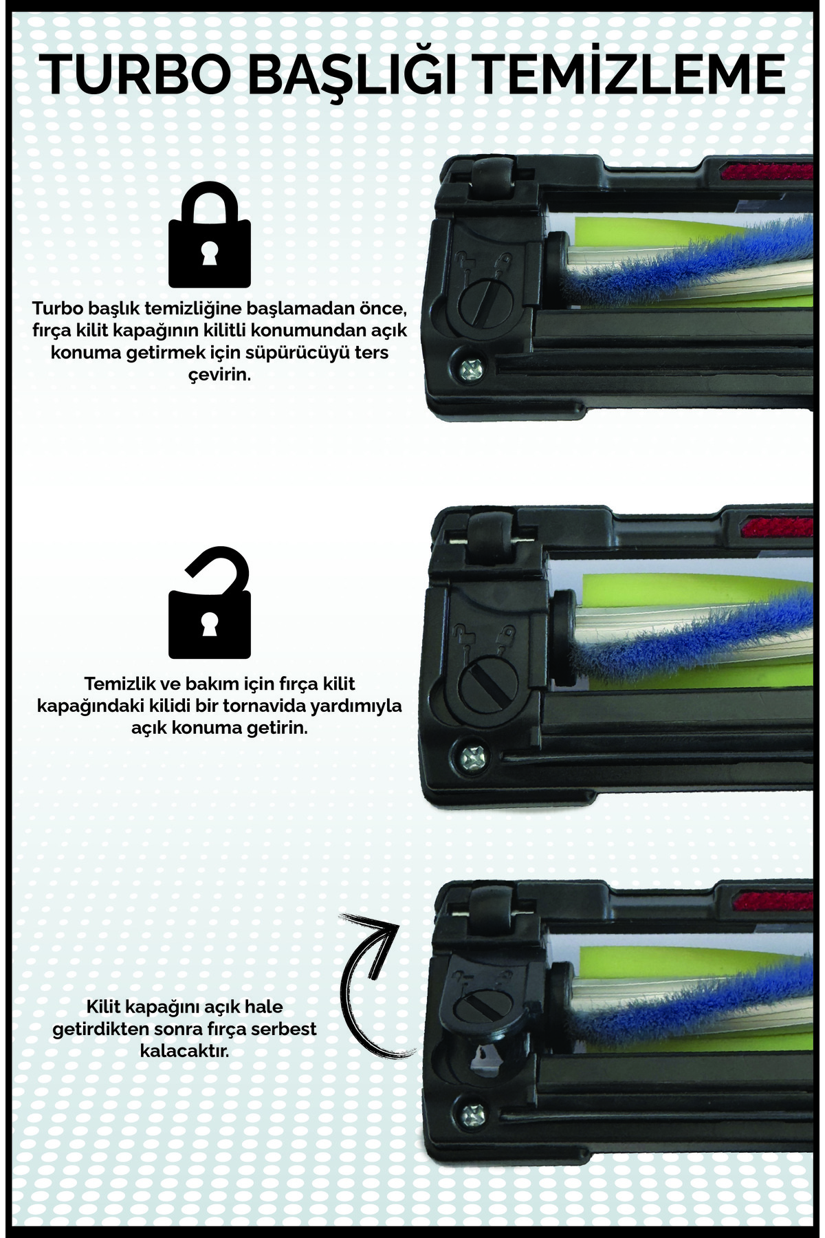 FANTOM Pratik 1200 Pratik S Uyumlu Turbo Başlık Antrasit - Görsel 3