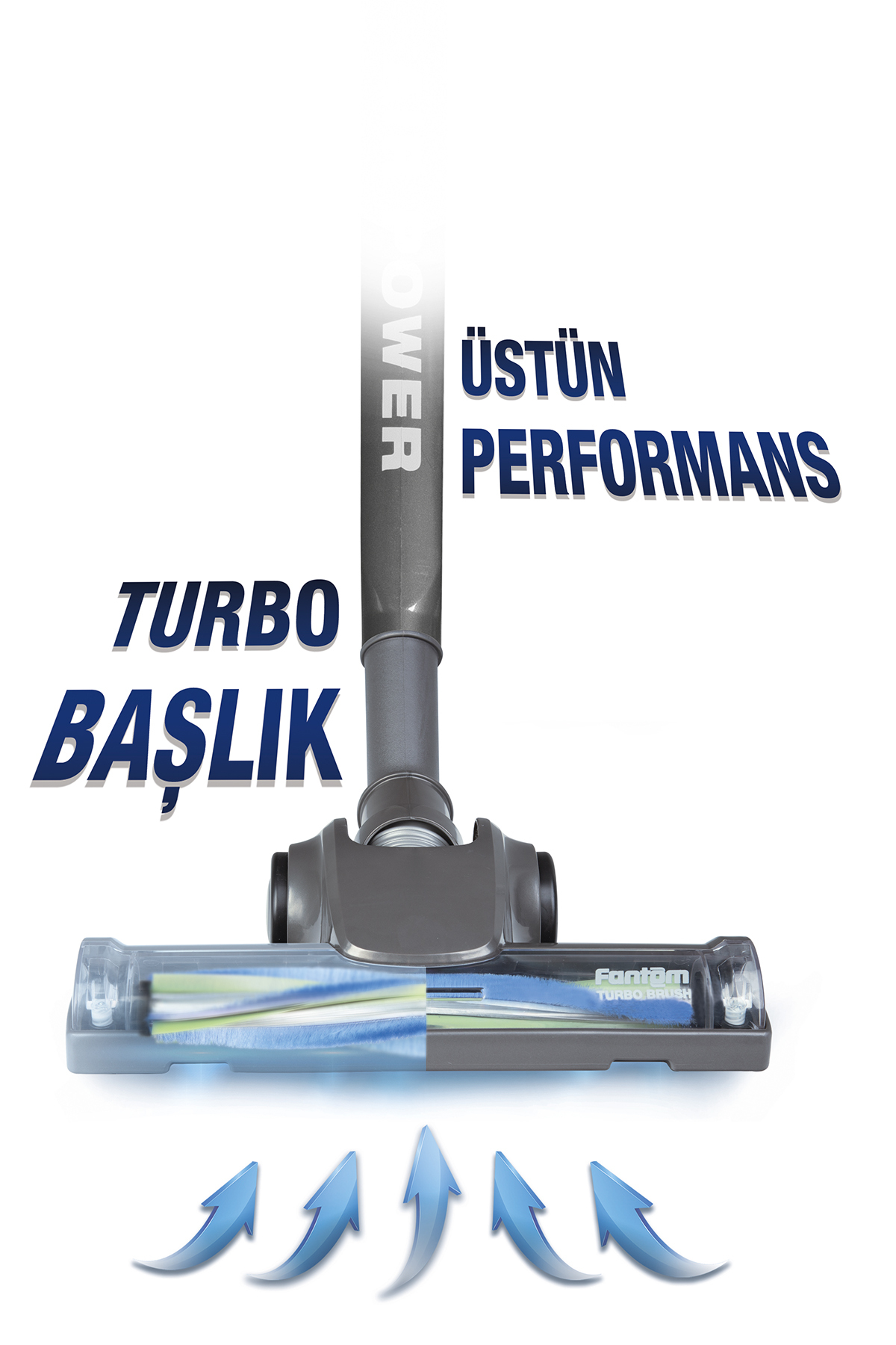 FANTOM Pratik 1200 Pratik S Uyumlu Turbo Başlık Antrasit