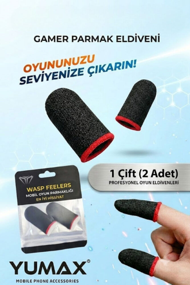 yumax Pubg Ve Diğer Mobil Oyunlar Için Kaymaz Parmak Eldiveni Hassasiyet Ve Hız Bir Arada
