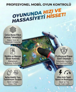 Alternative view of yumax Pubg Ve Diğer Mobil Oyunlar Için Kaymaz Parmak Eldiveni Hassasiyet Ve Hız Bir Arada