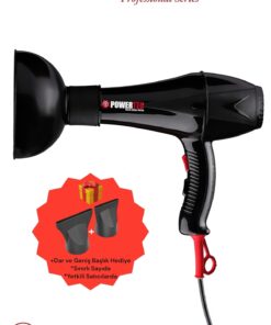 Powertec TR-901 Profesyonel 2500W Saç Kurutma & Fön Makinesi ve Difüzör Hacimlendirici Başlık