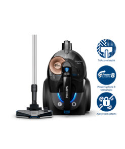 Philips 7000 Serisi Marathon Daily Torbasız Elektrikli Süpürge, 750W, PowerCyclone 8, XB7150/07