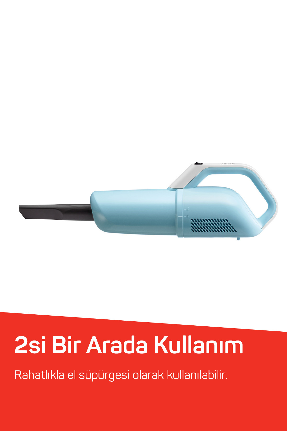 Arzum AR4087 Gırgır 2’si1 Arada 550W Dikey Elektrikli Süpürge, El Süpürgesi Özellikli, Yıkanabilir Filtre - Görsel 3