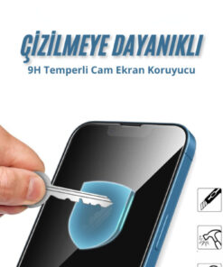 Alternative view of EVAX 3'lü Paket Iphone 13 9h Temperli Hd Cam Ekran Koruyucu Kırılmaz Cam (3'LÜ PAKET)
