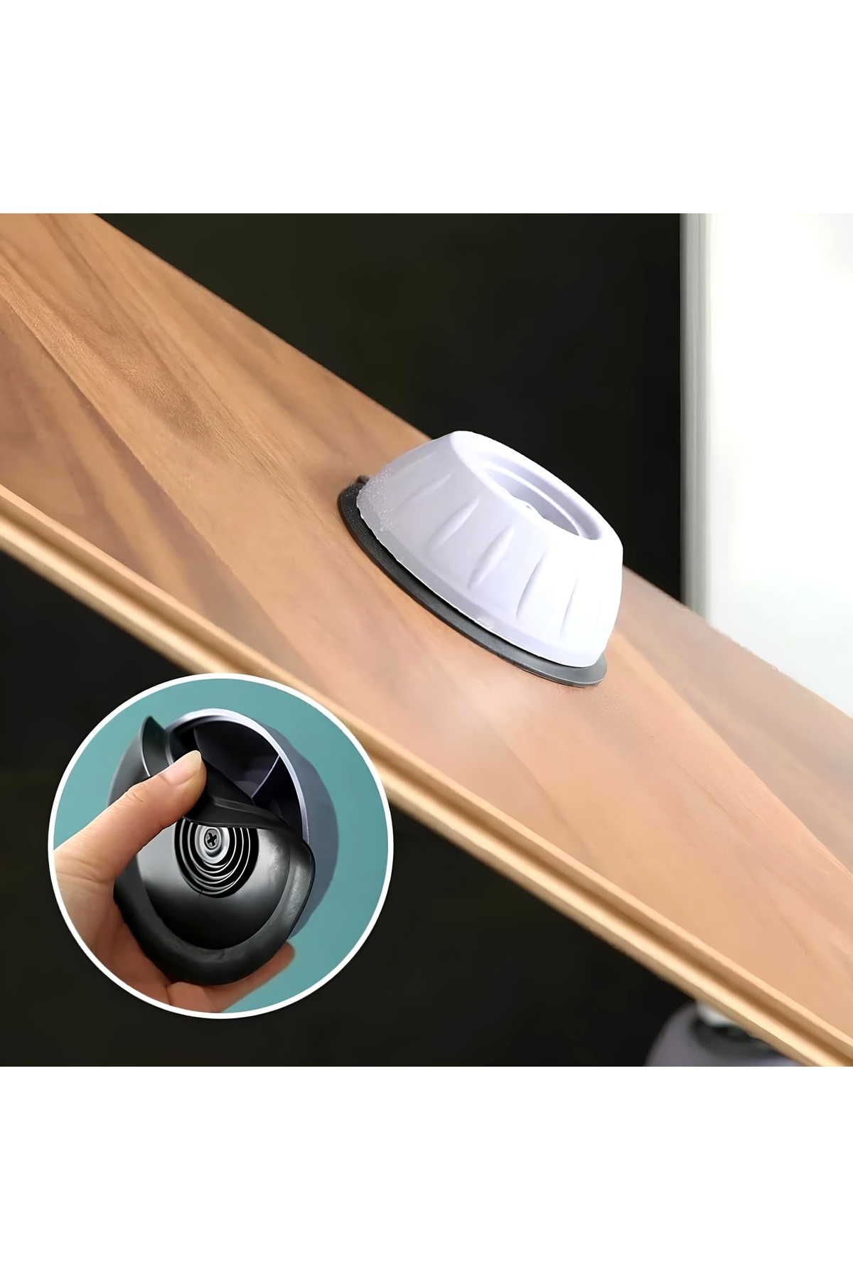 innoway Titreşim Engelleyici Makine Ayağı – 4 Adet Kaymaz Çamaşır & Bulaşık Makinesi Sarsıntı Önleyici Ped - Görsel 3