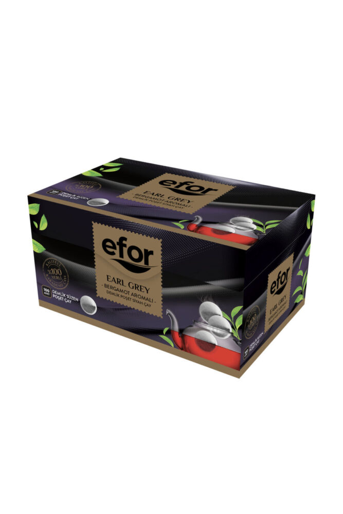 Efor Earl Grey Demlik Poşet Siyah Çay - 100'lü