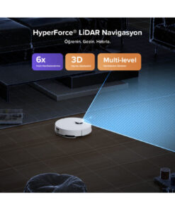 Alternative view of Roborock S8 Pro Plus Akıllı Beyaz Robot Süpürge 10.000 HyperForce Emiş Gücü