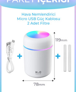 Alternative view of Nazalya +5 Adet Koku Hediyeli Ultrasonik Oda ve Araç Hava Nemlendirici Buhar Makinesi Ve Aroma Difüzörü Koku