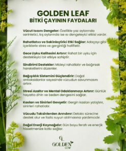 Alternative view of golden leaf Aşırı Terleme, Ateş Basması Ve Uykuya Yardımcı Bitki Çayı - 420 gr