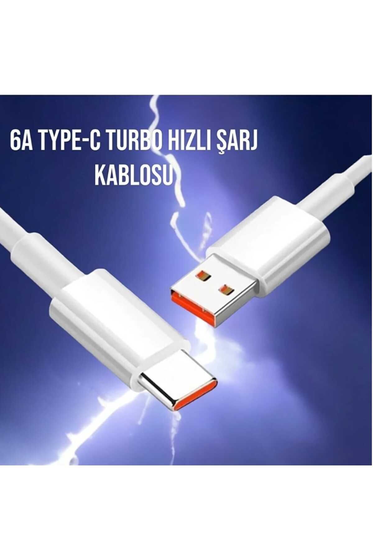 Genel Markalar Xıaomi Type-c Android Uyumlu Hızlı Şarj Kablosu 66w 6a Redmi K30-40 Pro Mi 9-10-11 Prouyumlu