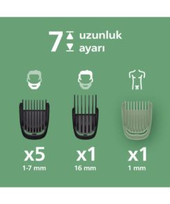 Philips 5000 Serisi 10in1, Erkek Bakım Seti, Yüz/Saç/Vücut Tıraş Makinesi, Islak /Kuru Kullanım, MG5922/15 - Görsel 3