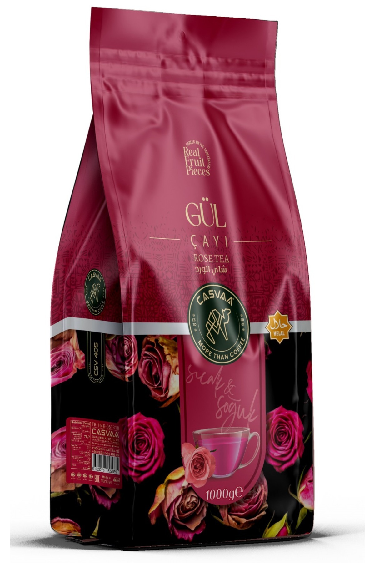 CASVAA COFFE Gül Çayı 1 KG