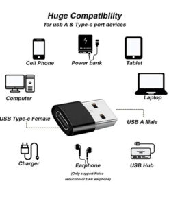 Forbin USB 3.0 Type A Erkek - USB 3.1 Type C Dişi Dönüştürücü - Görsel 3