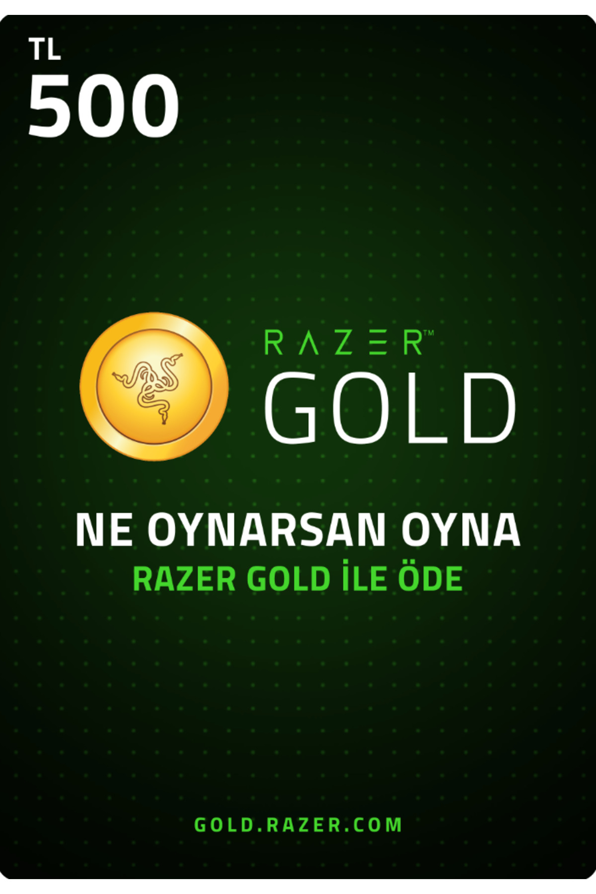 RAZER Rzr Gold Pin 500 Tl