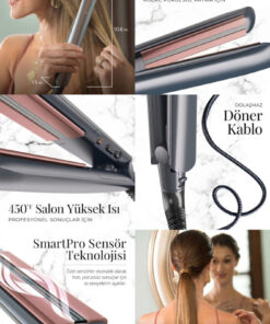 Alternative view of Remington S8598 Keratin Protect Akıllı Saç Düzleştirici - Keratin & Badem Yağlı Seramik Isı Korumalı