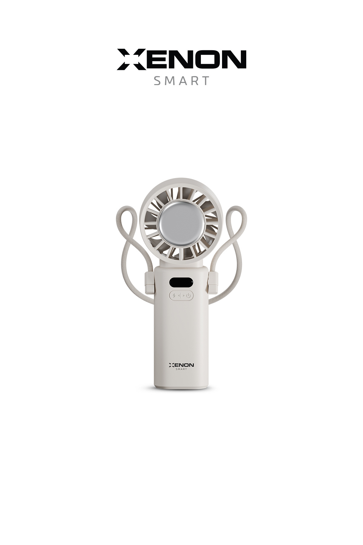 Xenon Smart Peltier Buz Soğutmalı El Vantilatörü | 100 Kademe, 3600mAh, 8300 RPM, USB-C, Askılı (Beyaz-X6111)