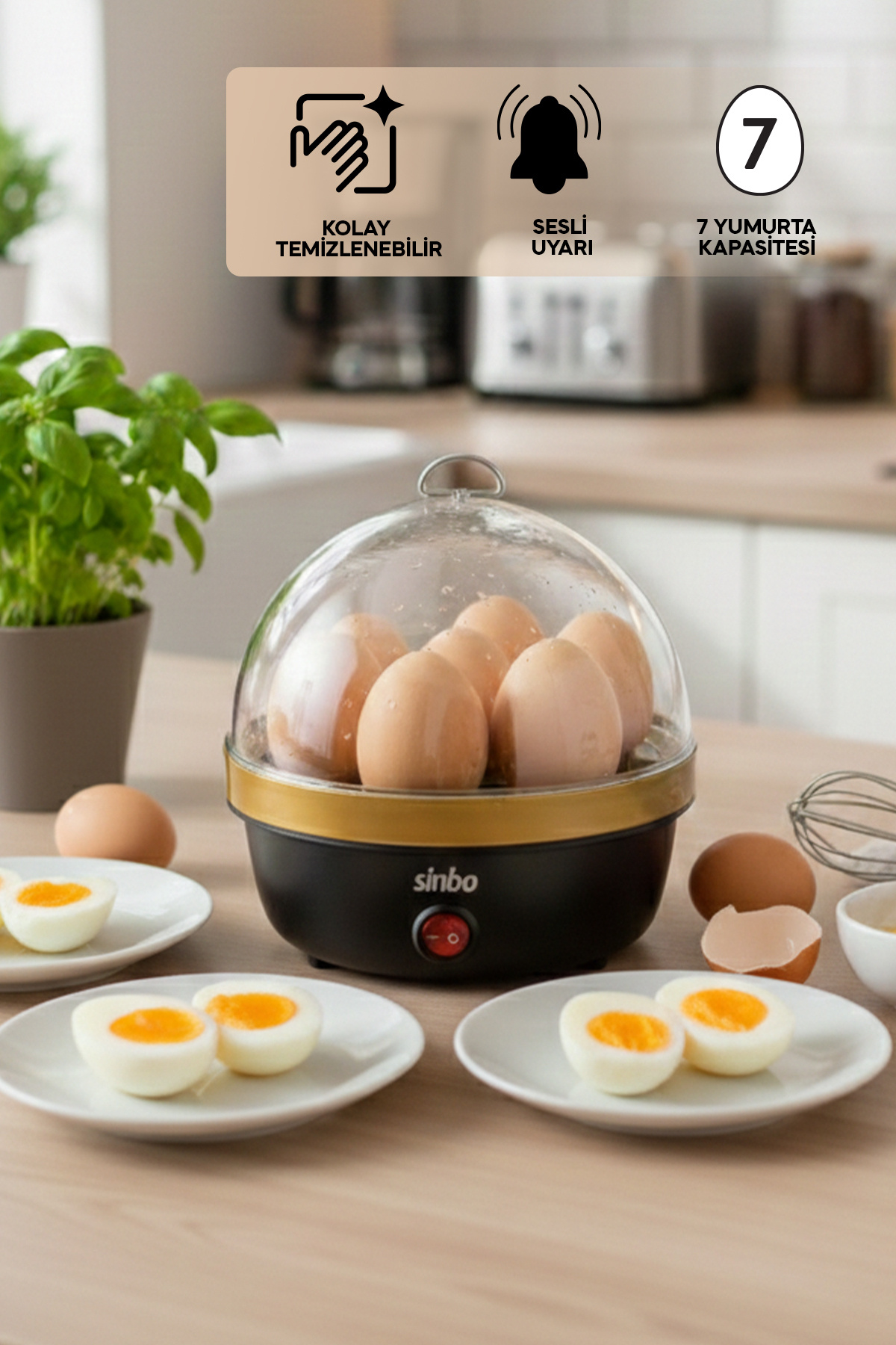 Sinbo SEB-5806 Yumurta Pişirme Makinesi