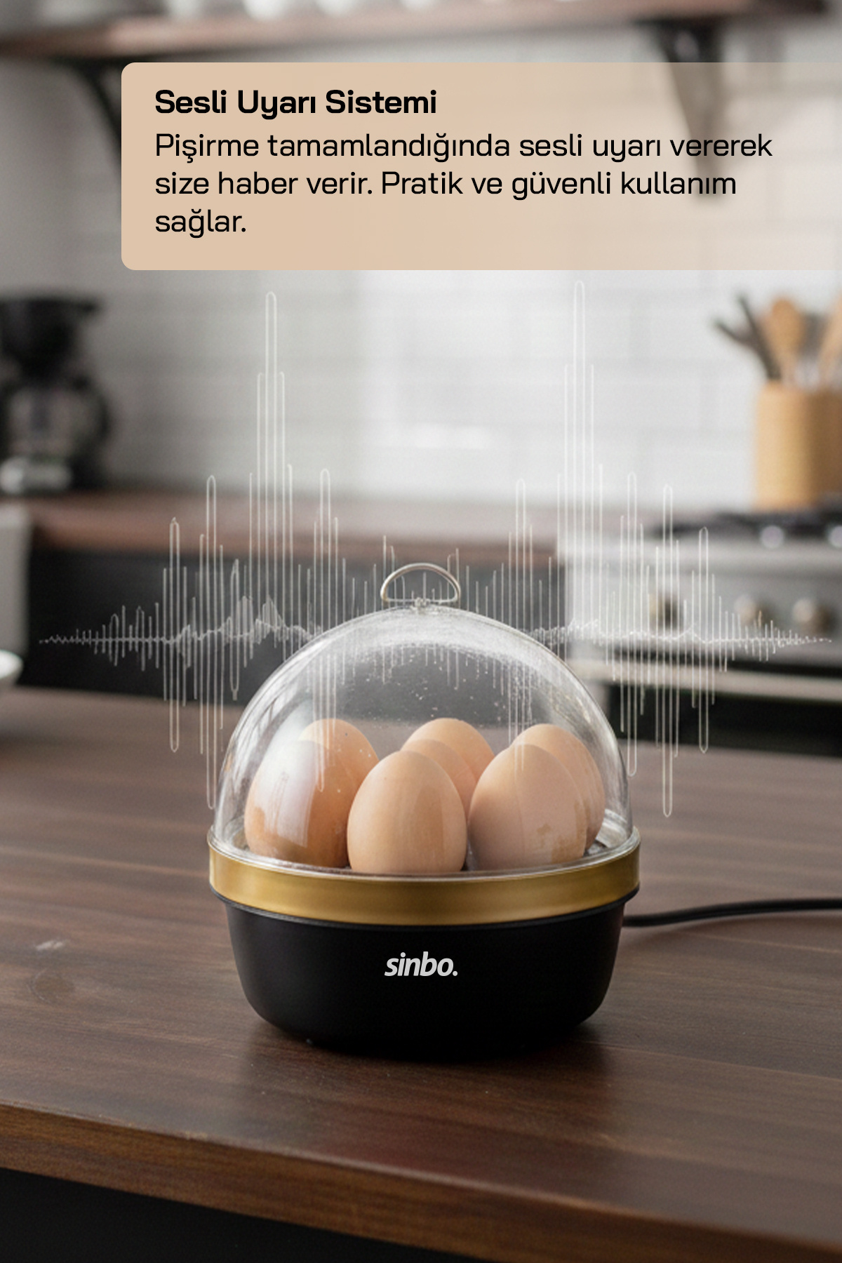 Sinbo SEB-5806 Yumurta Pişirme Makinesi - Görsel 3