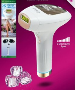 Kiwi Kep-6834 Ipl Buz Lazer Epilasyon Tüy Alma Cihazı Otomatik Yüz,vücut,hassas Bölge 999.900 Atım