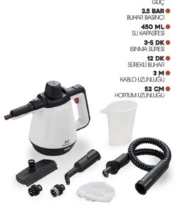 Alternative view of PiranTech CB-02A Buharlı Temizlik Makinası - Buharlı Temizleyici