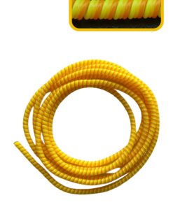 WANNA PROTECT Dayanıklı Şarj Aleti Kablosu Spiral Kablo Koruyucu Kulaklık Kablosu Koruyucu Sarma Örgü Kılıfı - Görsel 3