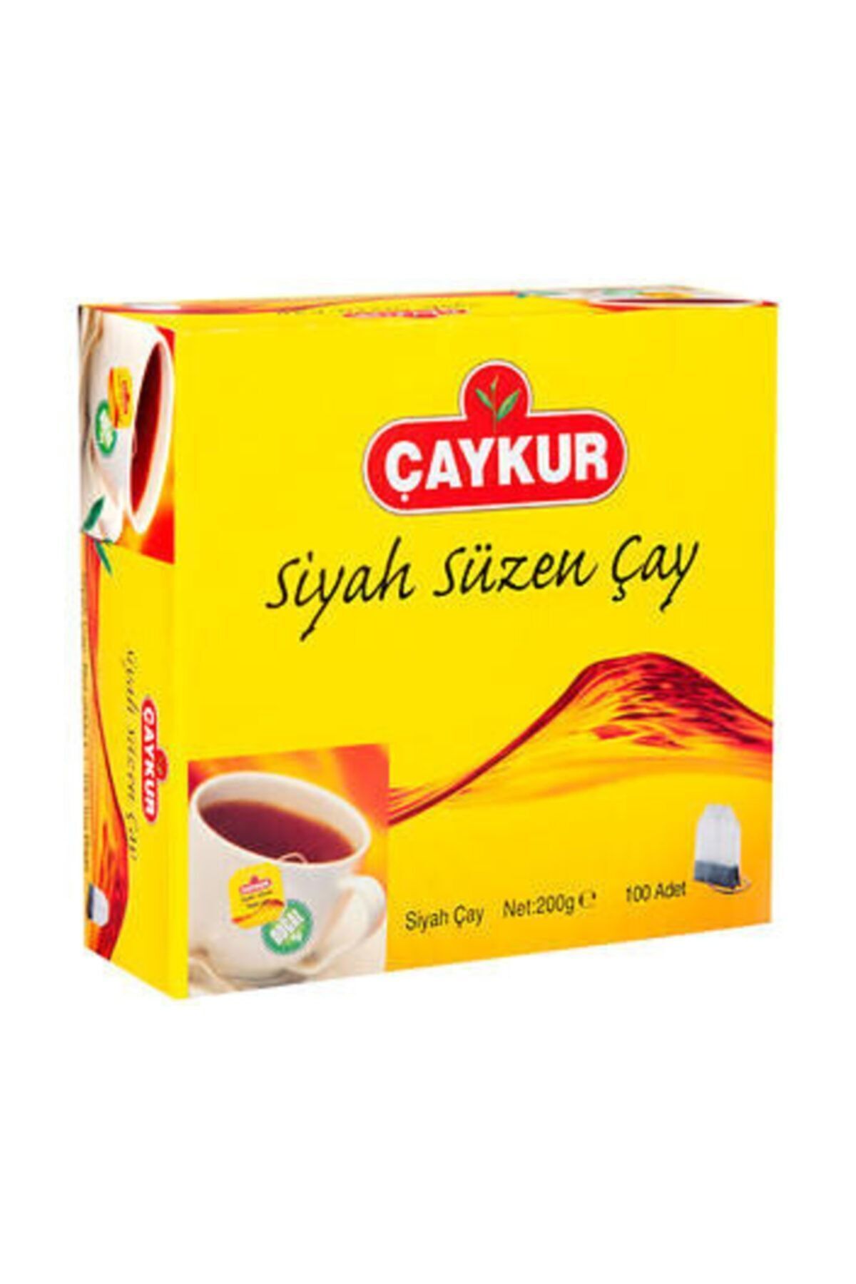 Çaykur Siyah Süzen Bardak Poşet Çay 100 X 2 gr
