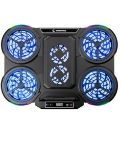 Alternative view of Rampage Prote R6 Rgb 6 Fanlı Telefon Standlı Yükseklik Ayarlı 17 Inç Notebook Soğutucu Stand