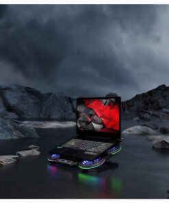 Rampage Prote R6 Rgb 6 Fanlı Telefon Standlı Yükseklik Ayarlı 17 Inç Notebook Soğutucu Stand - Görsel 3