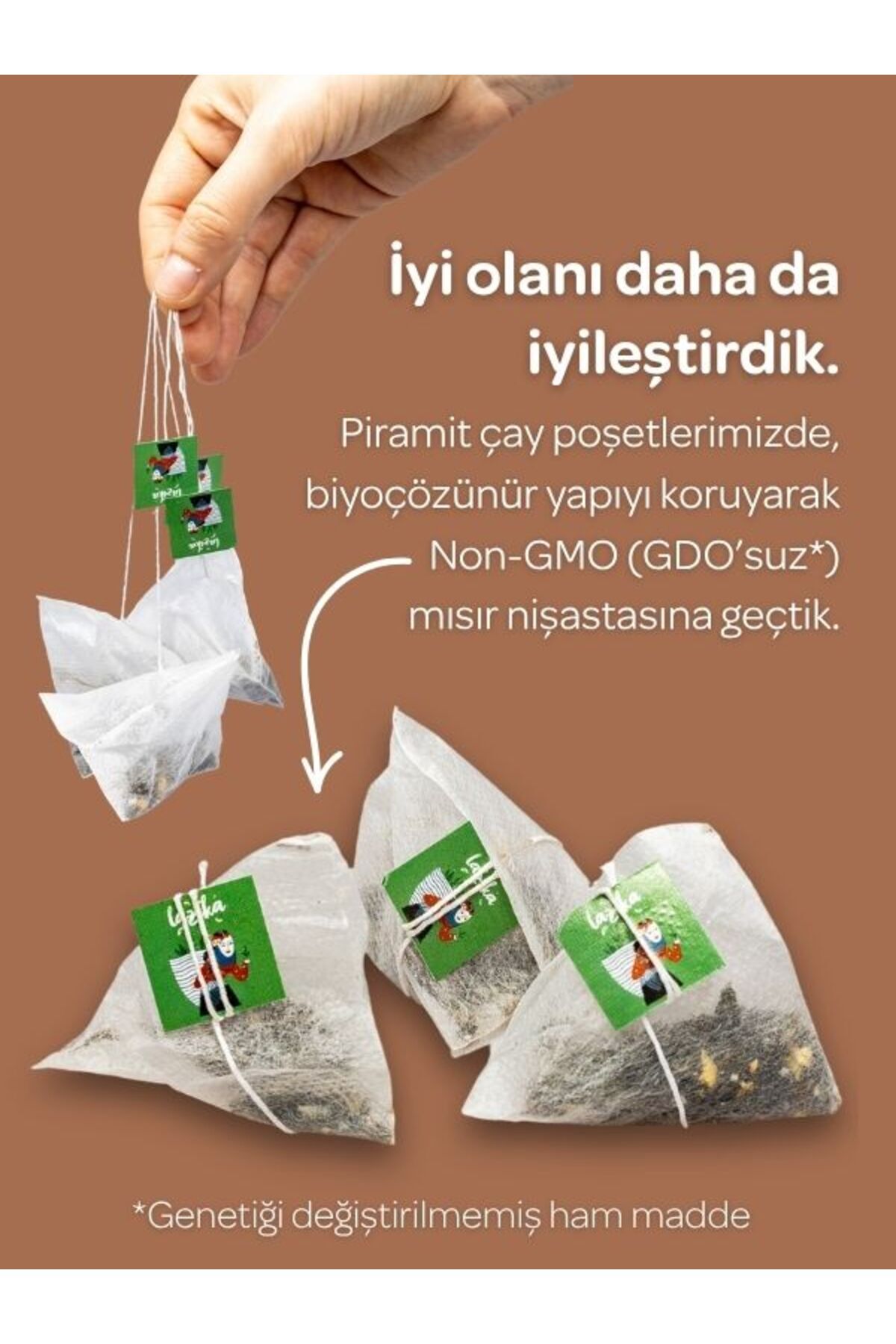 LAZİKA Kadınlara Özel Çay ( Pms Tea) Maşuka-Regl Dönemi Çayı,Isırgan Otu,Sarı Kantaron,Kırmızı Yonca... - Görsel 3