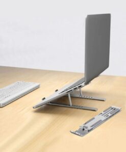 Fibaks Alüminyum Ayarlı Laptop Macbook Uyumlu Notebook Yükseltici Tutucu Stand - Görsel 3