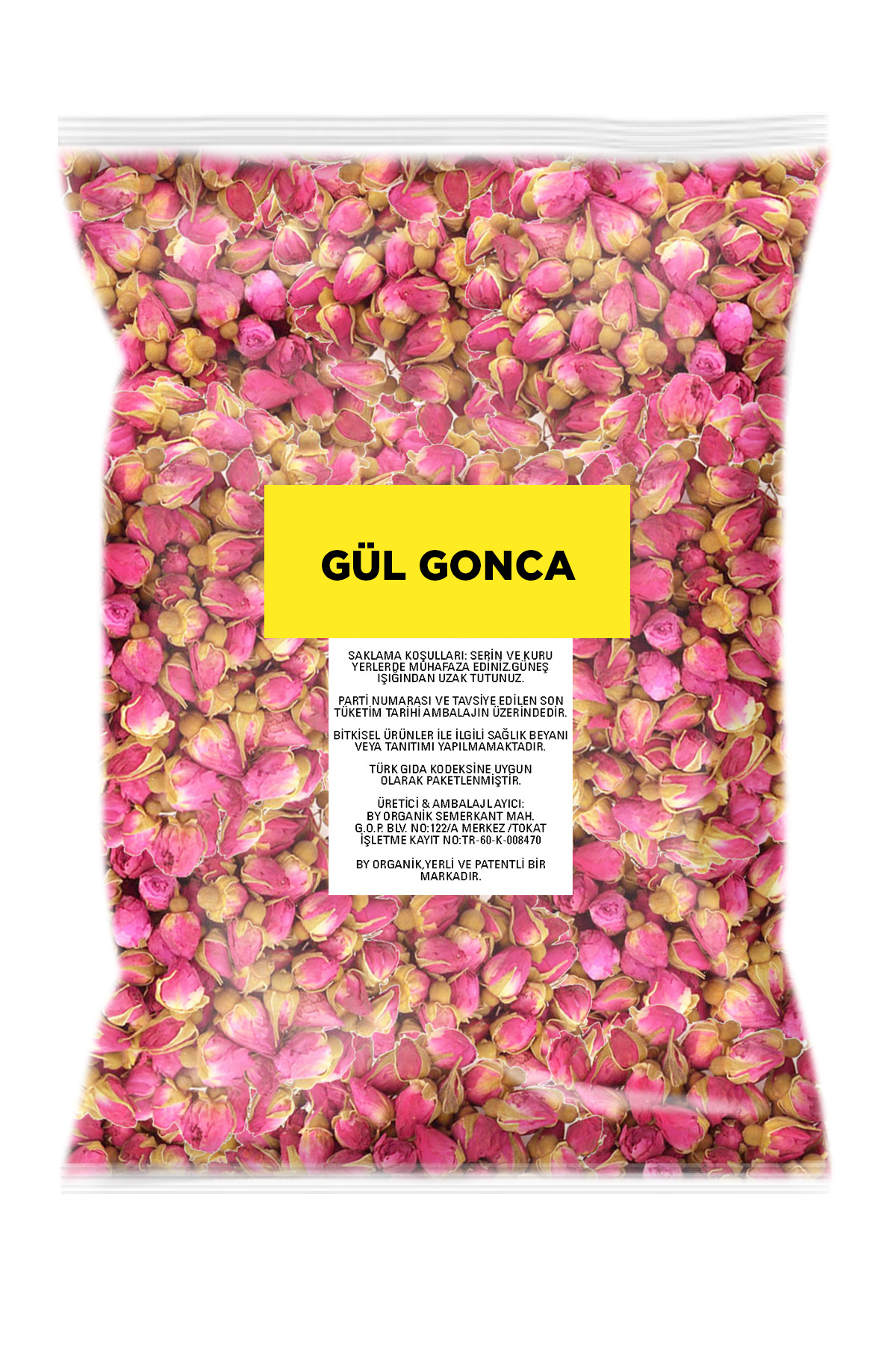 BY ORGANİK Tomurcuk Gül Kurusu 50 gr