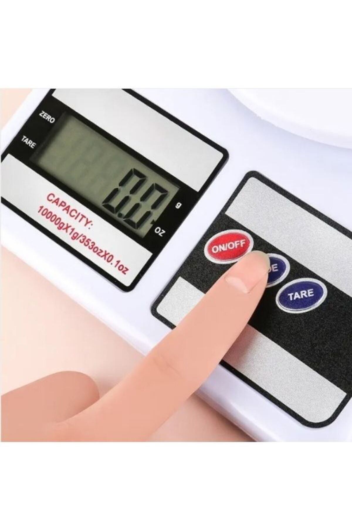 ataşbey Dijital hassas 10 kg mutfak terazisi tartısı lcd ekranlı - Görsel 3