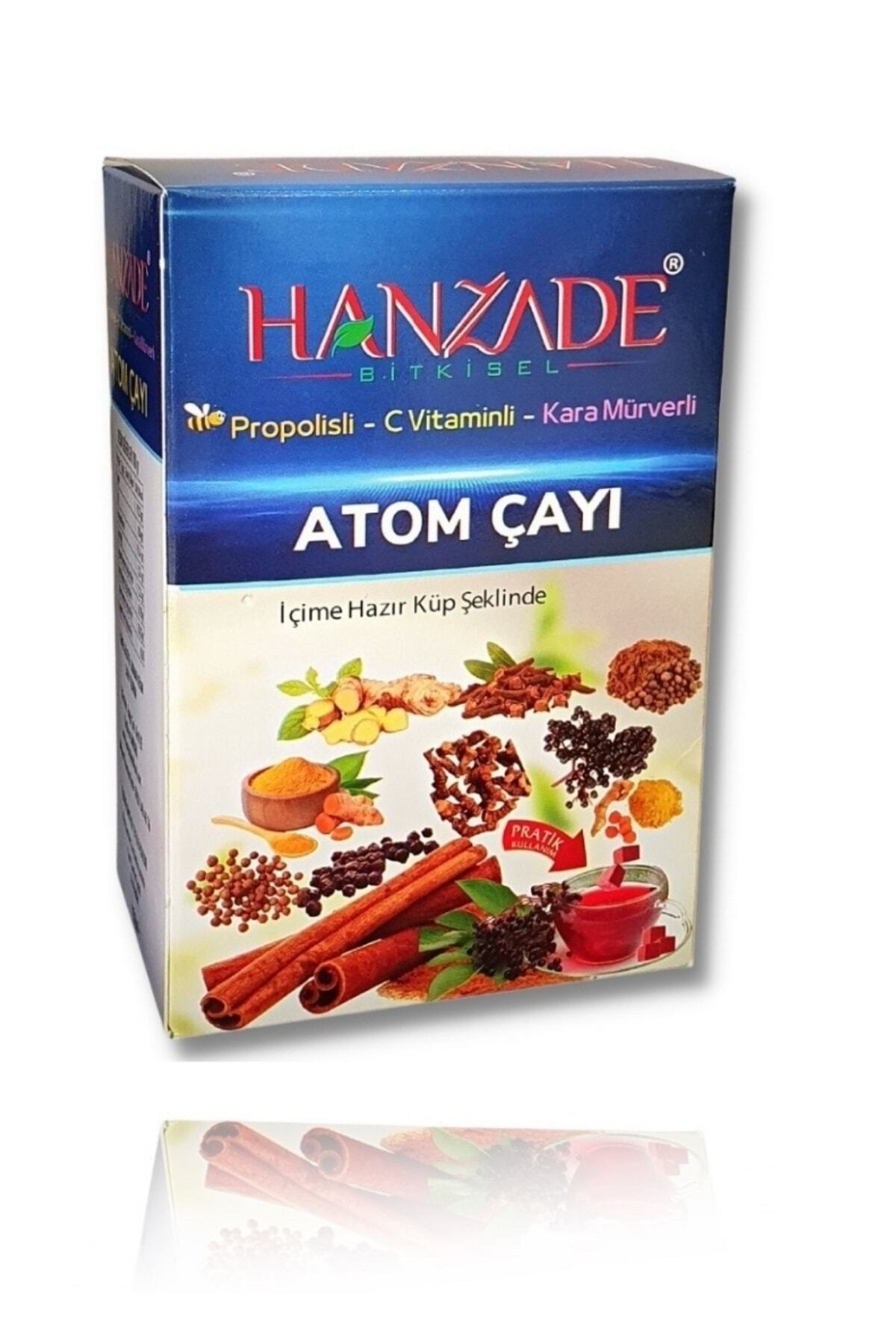 Hanzade Bitkisel Propolisli - C Vitaminli - Kara Mürverli Atom Çayı Kış Çayı 150 gr - Görsel 3