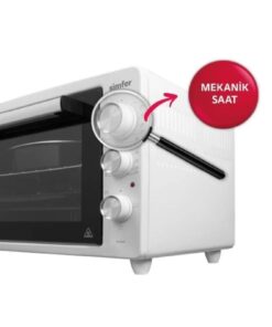 Simfer 4242 Beyaz 42 LT Turbo Fan Mini/Midi Fırın - 6 Fonksiyon,Yoğurt Yapma, Buz Çözme & İç Aydınlatma - Görsel 3