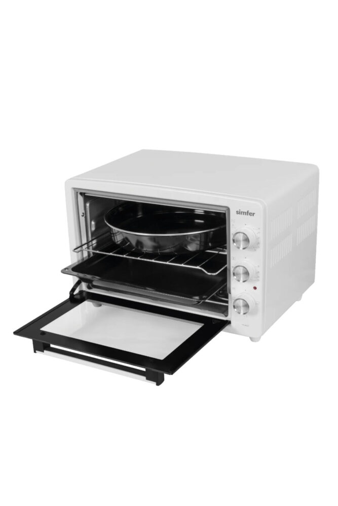 Simfer 3420 Beyaz 34 LT Statik Mini/Midi Fırın - 4 Fonksiyon, Programlanabilir Pişirme & Isı Kontrol Sistem - Görsel 3