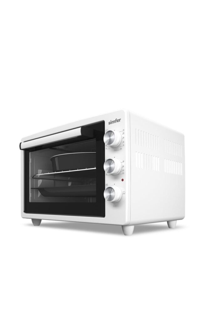 Simfer 3420 Beyaz 34 LT Statik Mini/Midi Fırın - 4 Fonksiyon, Programlanabilir Pişirme & Isı Kontrol Sistem - Görsel 2