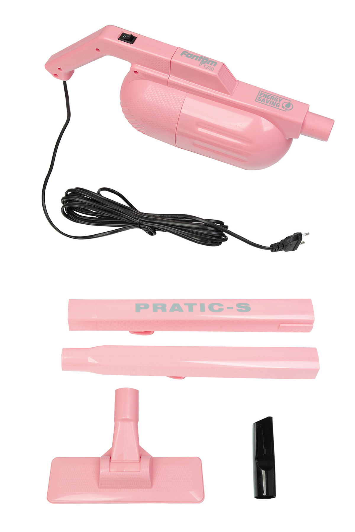 FANTOM Pratic-S P1200 Toz Torbasız Dikey Süpürge Pembe - Görsel 3