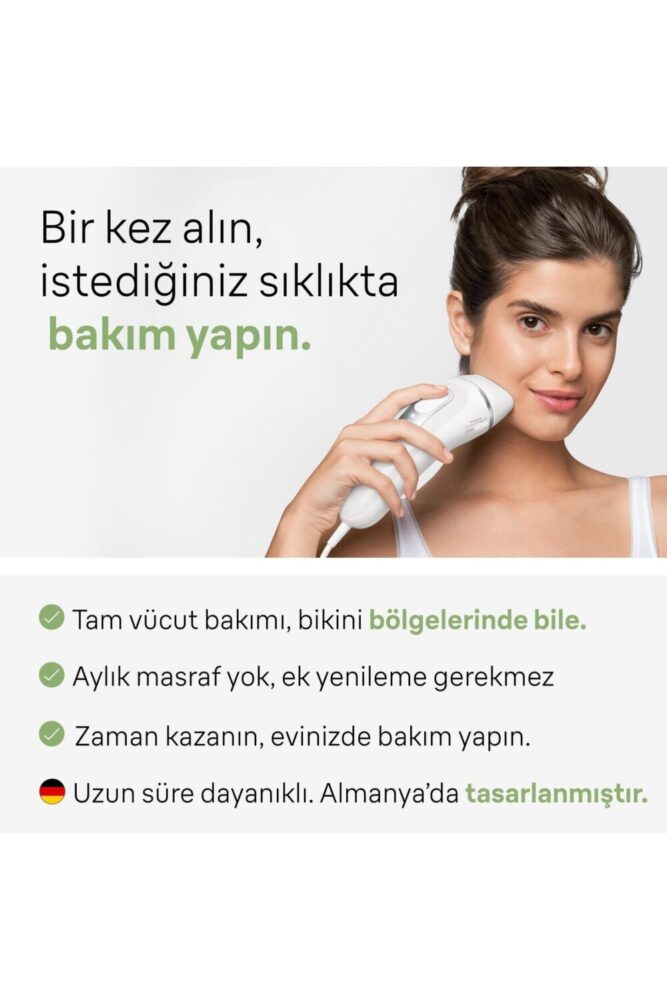 Braun IPL Silk·expert Pro 3, Evde Tüy Alma, Çanta, Venus Tıraş Makinesi, 2 Başlık, PL3132 - Görsel 3