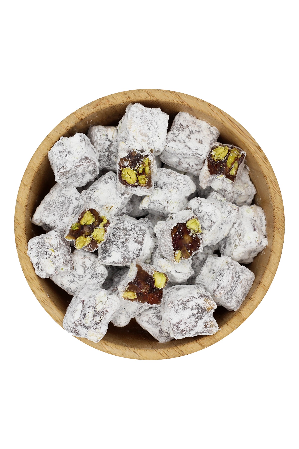 Duble Fıstıklı Çifte Kavrulmuş Lokum - 250g - Görsel 3