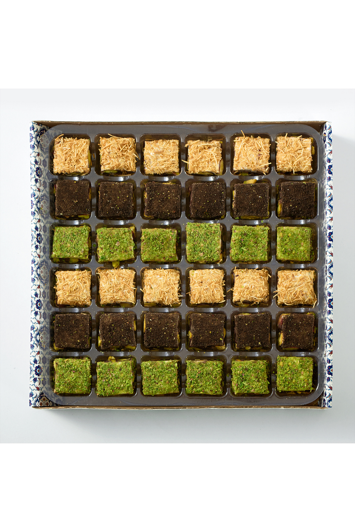 LOQO Özel Hediyelik Kutu Antepfıstıklı Baklava Lokum (NET 500GR) (ÖZEL KUMAŞ ÇANTA HEDİYELİ) - Görsel 3