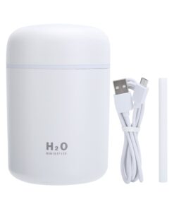 H2O Humidifier 250 ml Ulrasonik Hava Nemlendirici Buhar Makinesi Ve Aroma Difüzörü